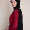 dark black hijab