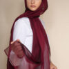 hijab in maroon