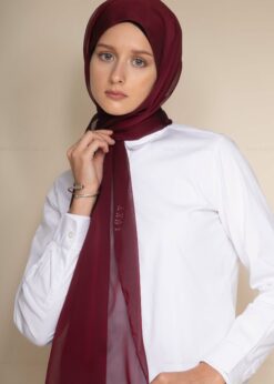 maroon hijab