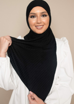 fashion hijab black
