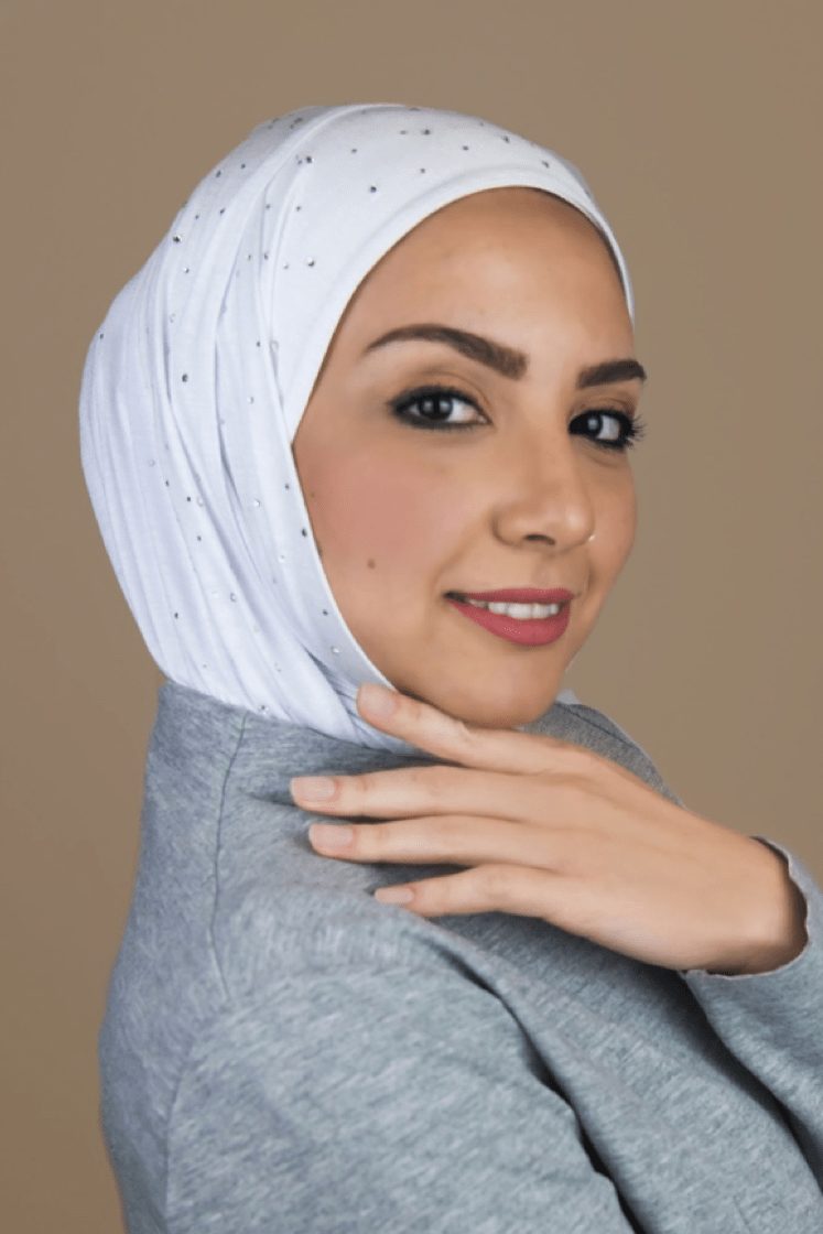 white hijab