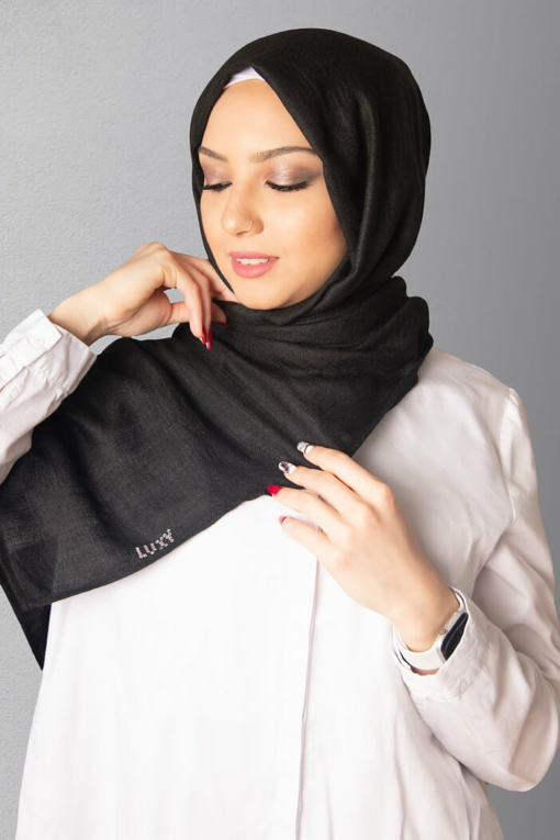 cashmere black hijab 387 33