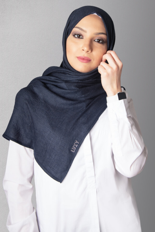 hijab navy blue