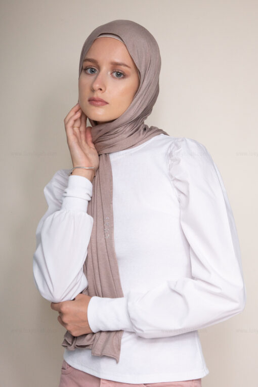 hijab in camel