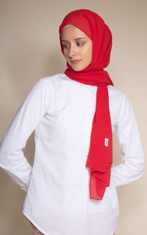 red hijab