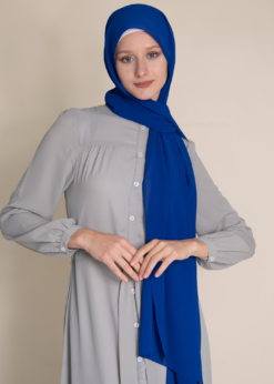 Chiffon Hijab Navy Blue
