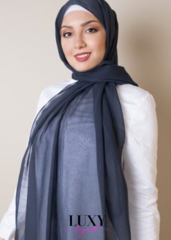 cotton hijab in denim