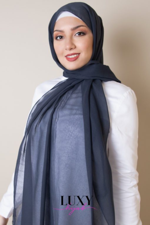cotton hijab in denim