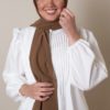 hijab in mocha color
