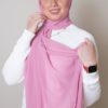 hijab in rose color 35