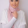hijab in chic pink