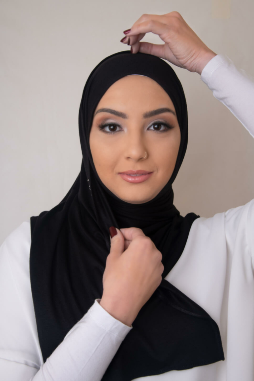 hijab in black