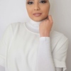 hijab underscarf in white