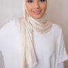 ivory jersey hijab