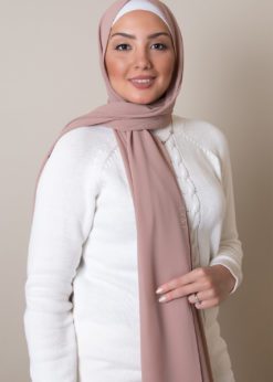 hijab in tan