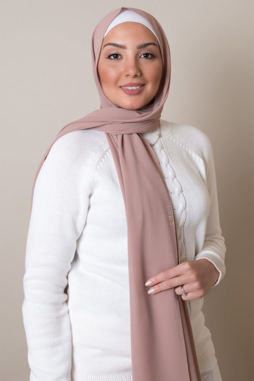 hijab in tan