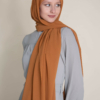 Chiffon Hijab in Rust