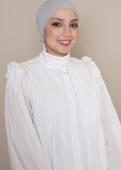 hijab cap grey