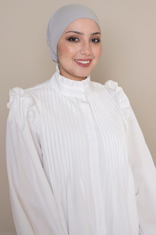 hijab cap grey