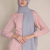 chiffon hijab in gray
