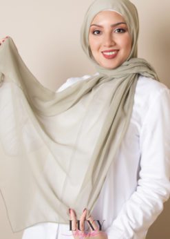 Olive Hijab Scarf Cotton