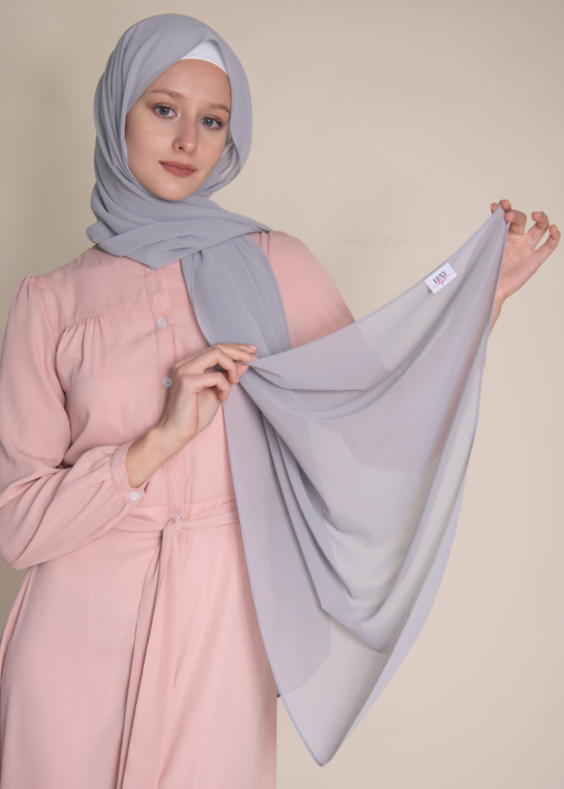 Gray Hijab Scarf
