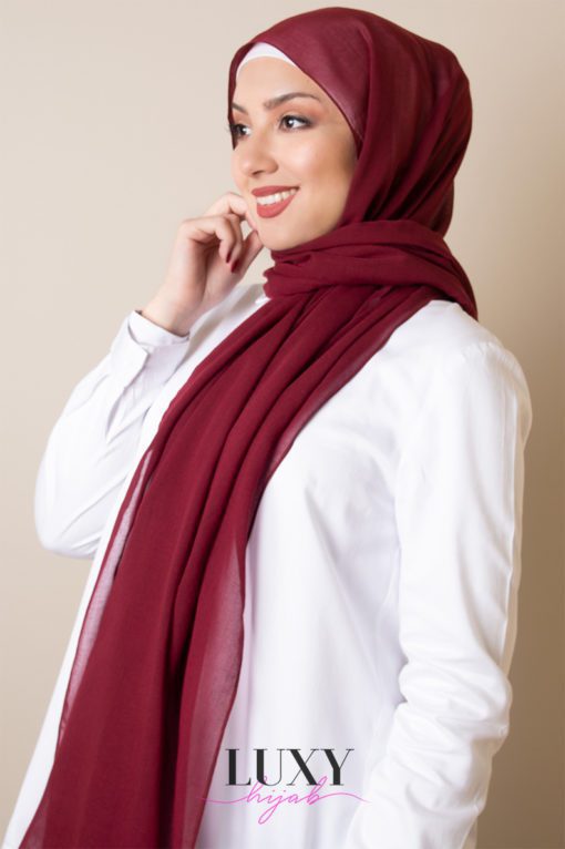 cotton voile hijab in jam