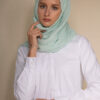 Mint hijab 1