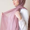 rose hijab cotton