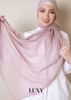 scarf in shell pink hijab