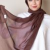 hijab scarf in chocolate