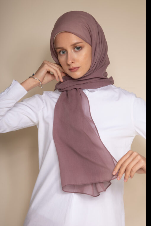 rose cotton scarf