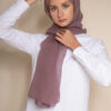 cotton hijab in rose