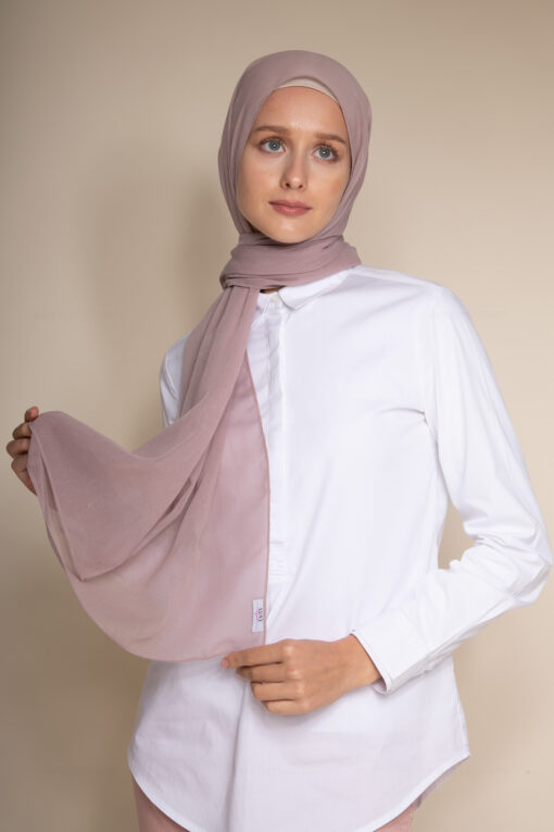 shell pink hijab