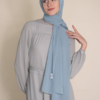 scarf in teal color