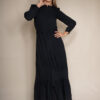 black modest dress