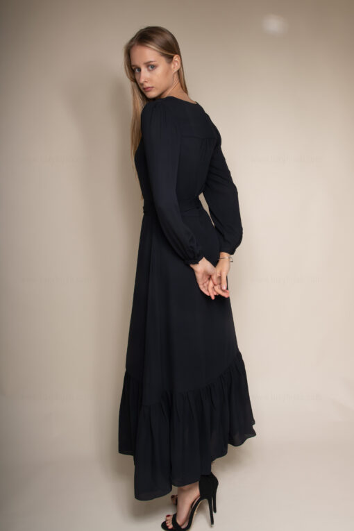 modest dress in black