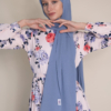 blue chiffon hijab