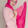 hotpink hijab scarf