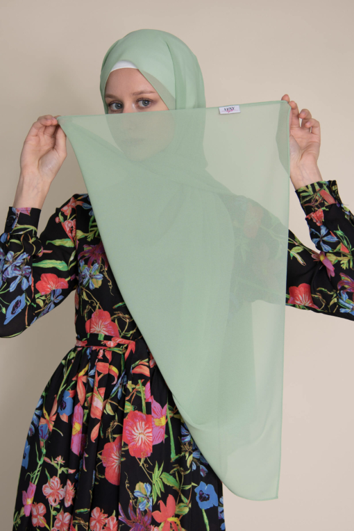 Hijab in Pastel Mint