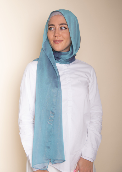 Sparkle Hijab in Marine Blue
