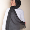 Cotton Hijab Dark Gray