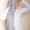 Modal Cotton Hijab in Gray