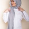 Modal Cotton Hijab in Gray 4