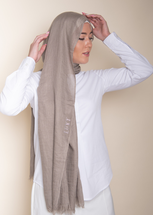Modal Hijab in Beige