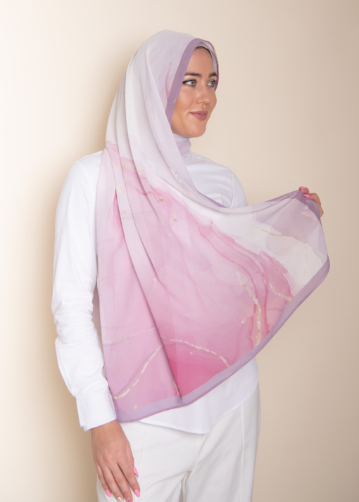 Rose Marble Hijab