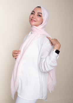 Hijab in Baby Pink Color