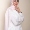 حجاب قطن مودال باللون الوردي الفاتح