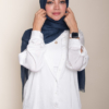 Modal Cotton Hijab in Navy