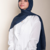 Navy Cotton Hijab